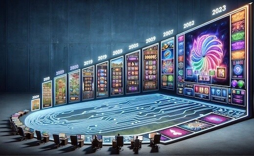 evolução das slots online